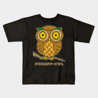 Pineapp-owl Kids T-Shirt